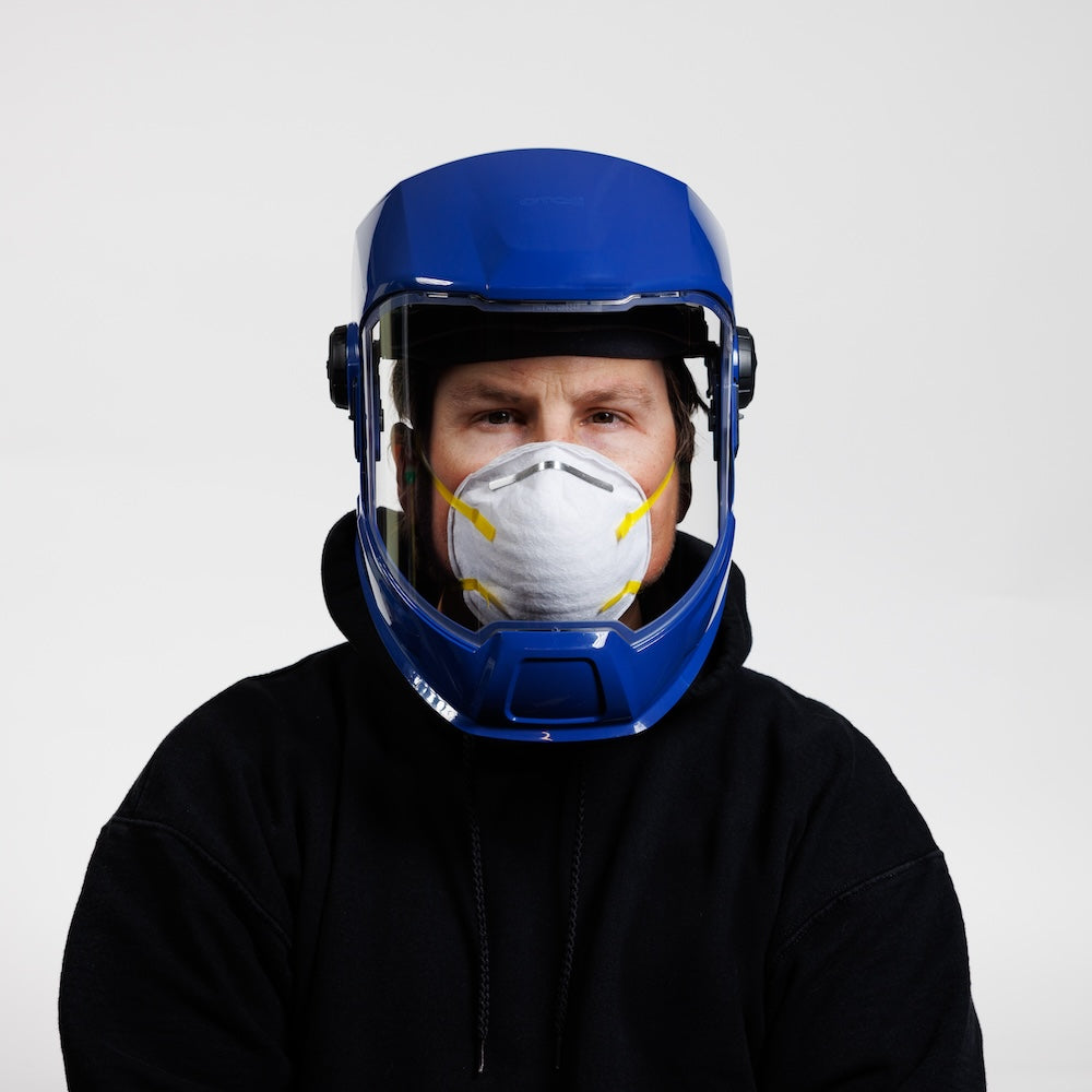 Z87+ ANSI Face Shield, 10 x N95 Cup Mask, and 5 x NRR32 Earplugs Bundle