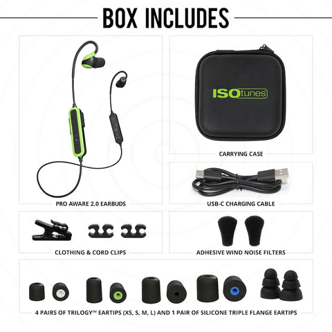 IsoTunes Pro Aware 2.0 Noise-cancelling Bluetooth Headset | Peke