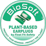 BioSoft PlantBased Corded Earplugs - Box of 100