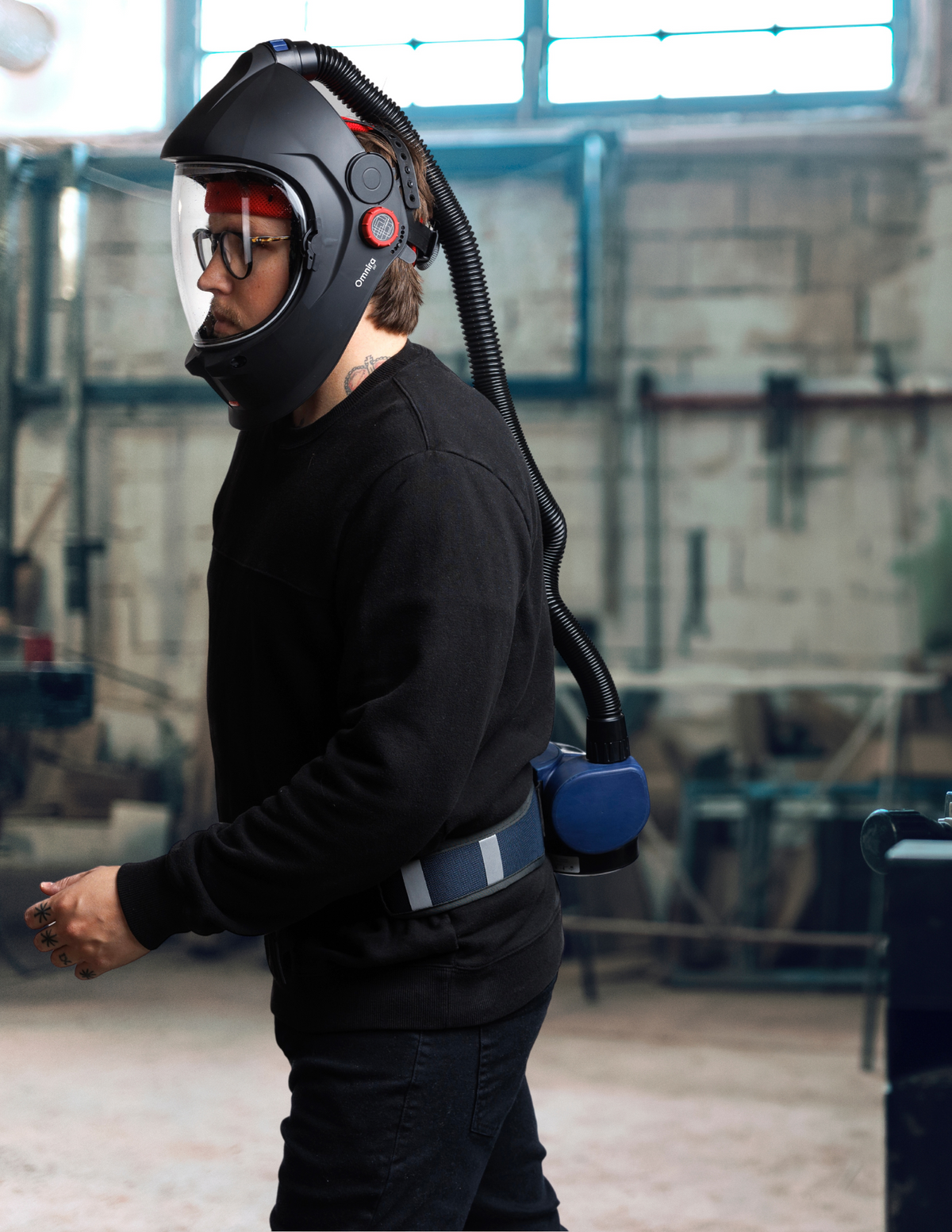Revolutionizing Safety: Malina CleanAir HEPA with Omnira Helmet - Ultimate Protection Against Airborne Contaminants In A Variety Of Applications.