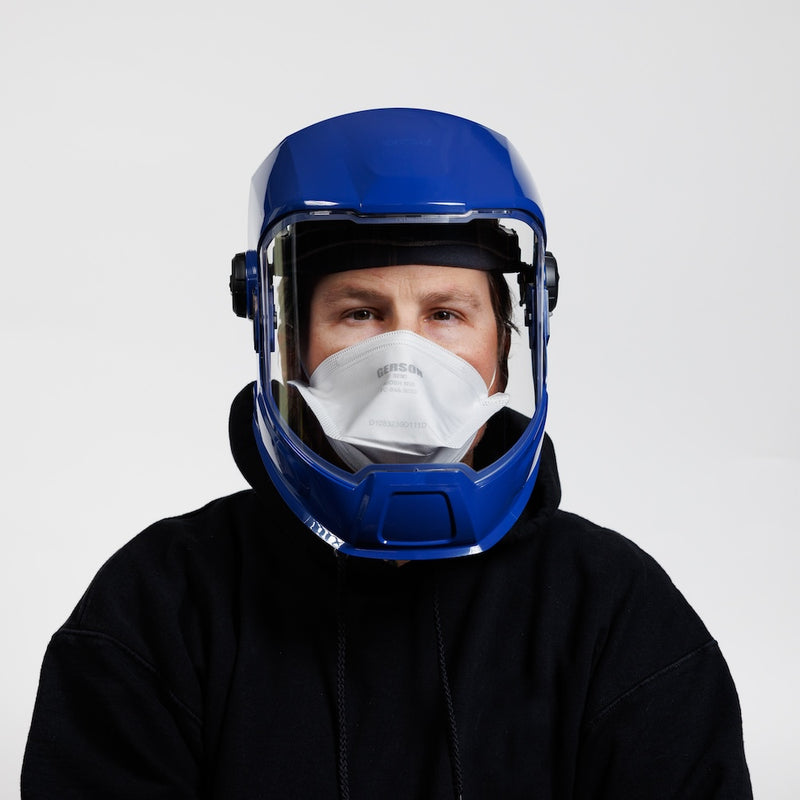 50 x NIOSH N95 Mask, High-impact Face Shield, and Earplugs Bundle