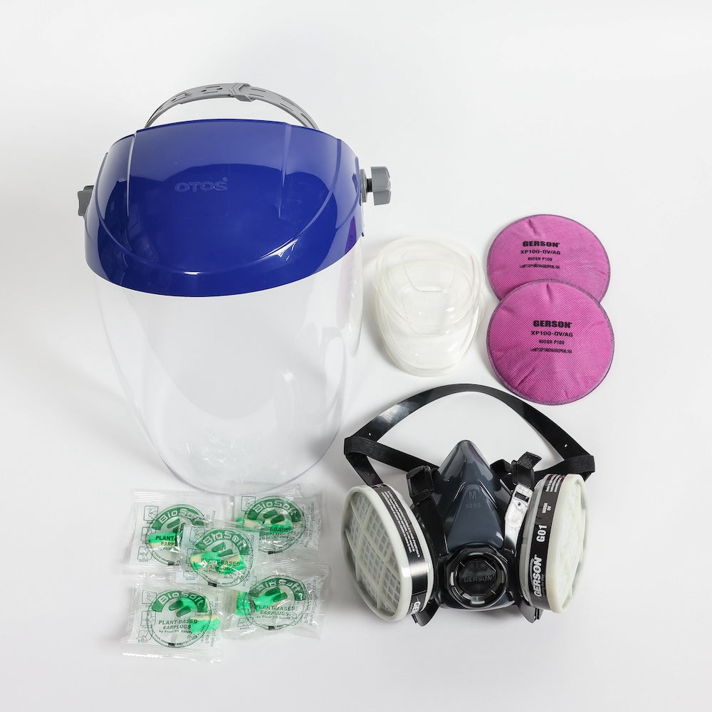 Gerson Silica & VOCs Half-mask & Face Shield Bundle