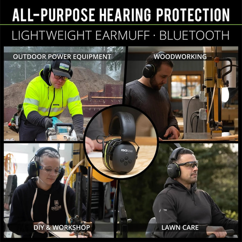 IsoTunes Air Defender Over-ear Bluetooth Headphones