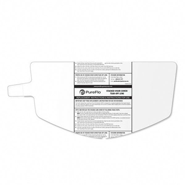 Gentex PureFlo PAPR Peel-off Visor Protectors