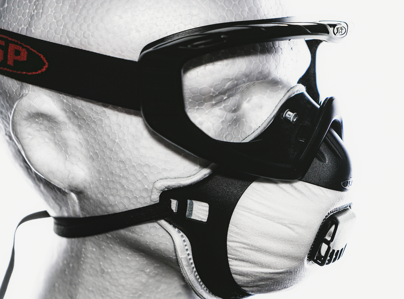 Filterspec Pro P2V Half Mask Respirator Straps view