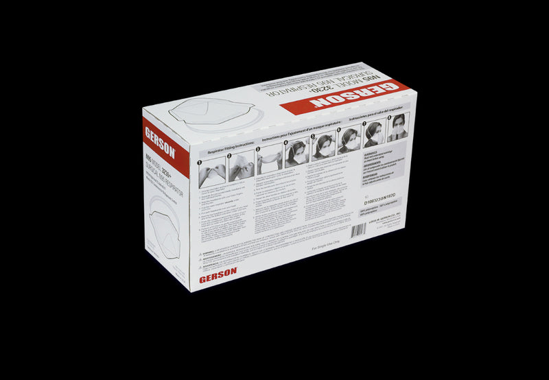 Surgical N95 NIOSH Respirator Masks - Box of 50